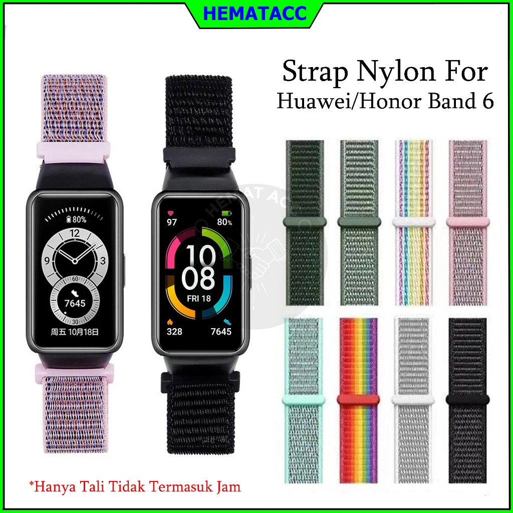 Jual Strap Huawei Band 6 Honor Band 6 Nylon Quick Dry Lembut Tali Jam