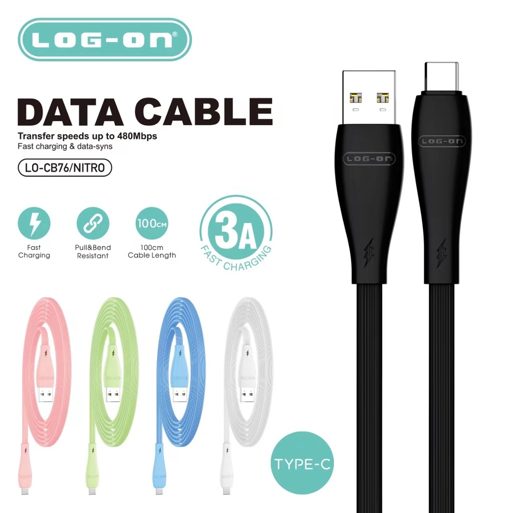 Jual Log On Kabel Charge A Type C Nitro W M Lo Cb Fast Charging