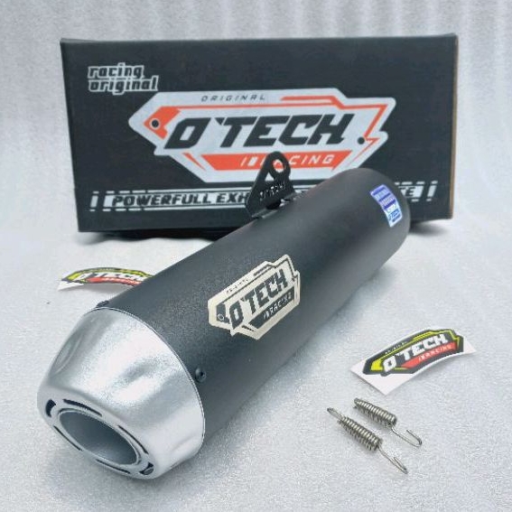 Jual Knalpot Racing Original Otech Racing Blackdoff Coating Silincer