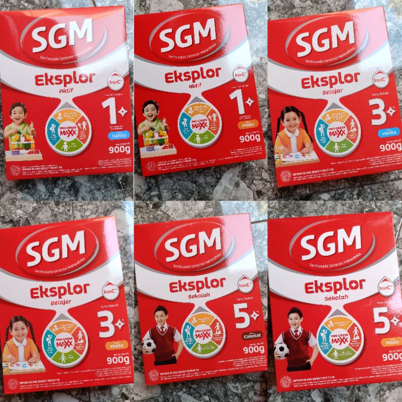 Jual SGM EKSPLOR 1 3 5 900g UNTUK USIA 1 5 TAHUN RASA VANILA DAN