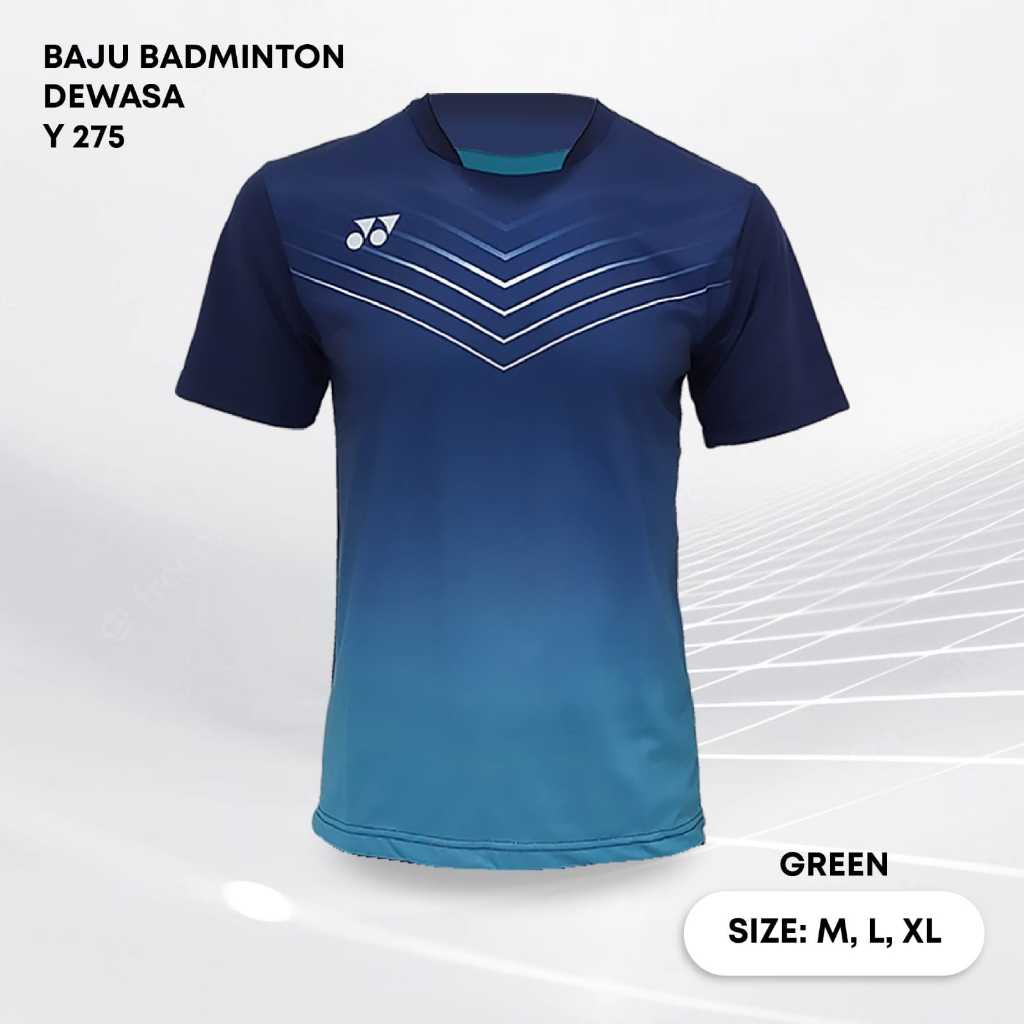 Jual BAJU BADMINTON ATASAN DEWASA KAOS BULUTANGKIS PRINTING Y Shopee