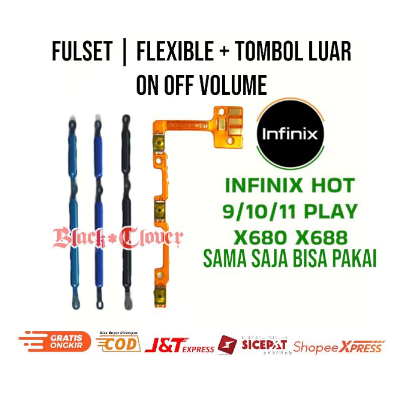 Jual Tombol Luar On Off Volume Flexible Flexibel On Off Volume