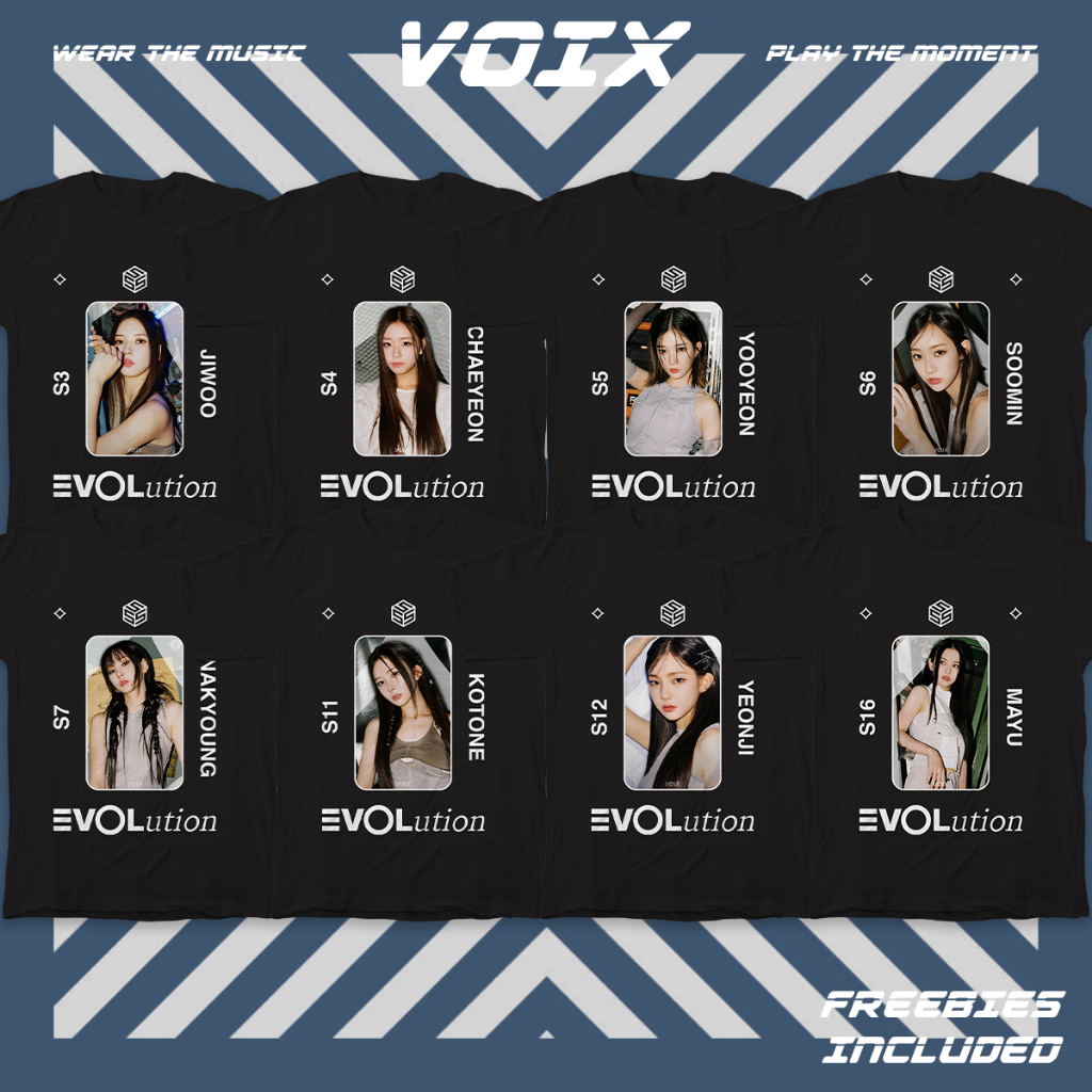 Jual Kaos Kpop TripleS EVOLution Invincible Tee Jiwoo Chaeyeon