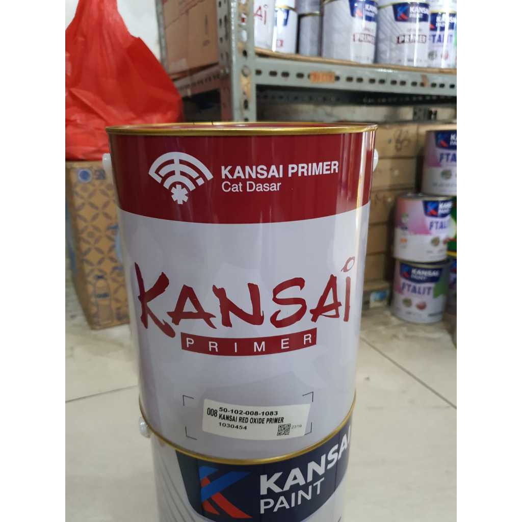 Jual Kansai Meni Primer Red Oxide Kg Kg Galon Cat Dasar Besi