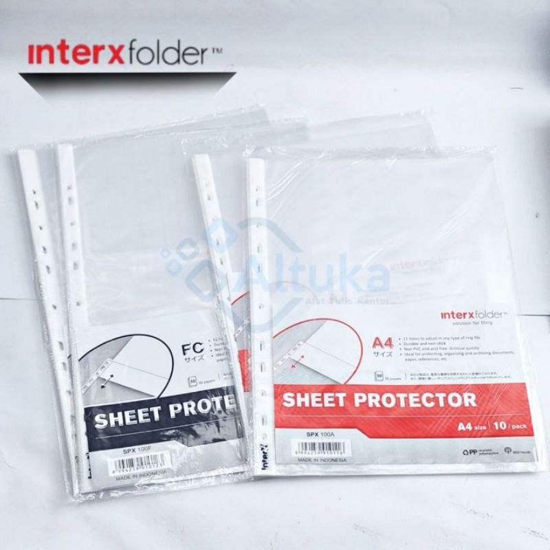 Jual Sheet Protector A Inter X Folder Shopee Indonesia