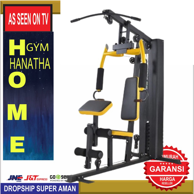 Jual ALAT FITNESS HOME GYM 1 SISI BEBAN 70KG WITH COVER NEWFIT