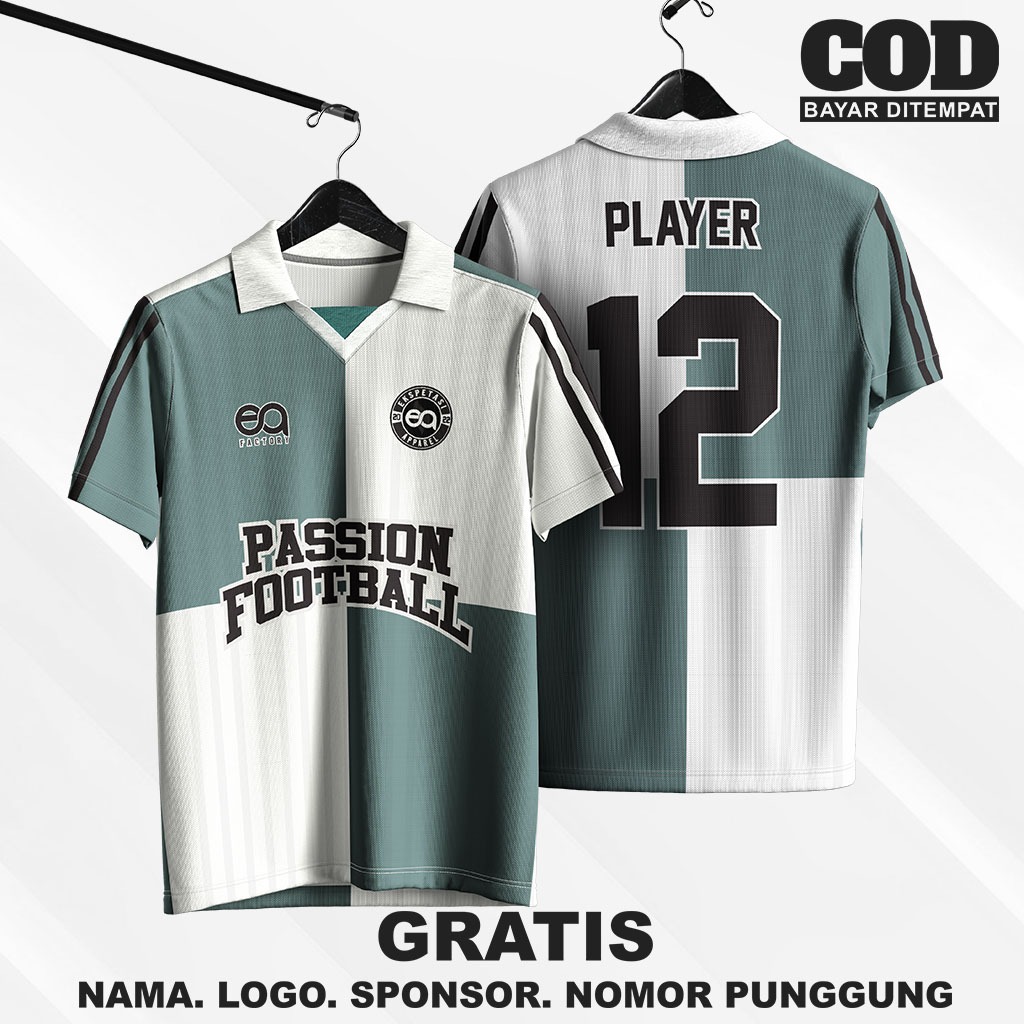 Jual Jersey Futsal Jersey Bola Jersey Retro Vintage Custom