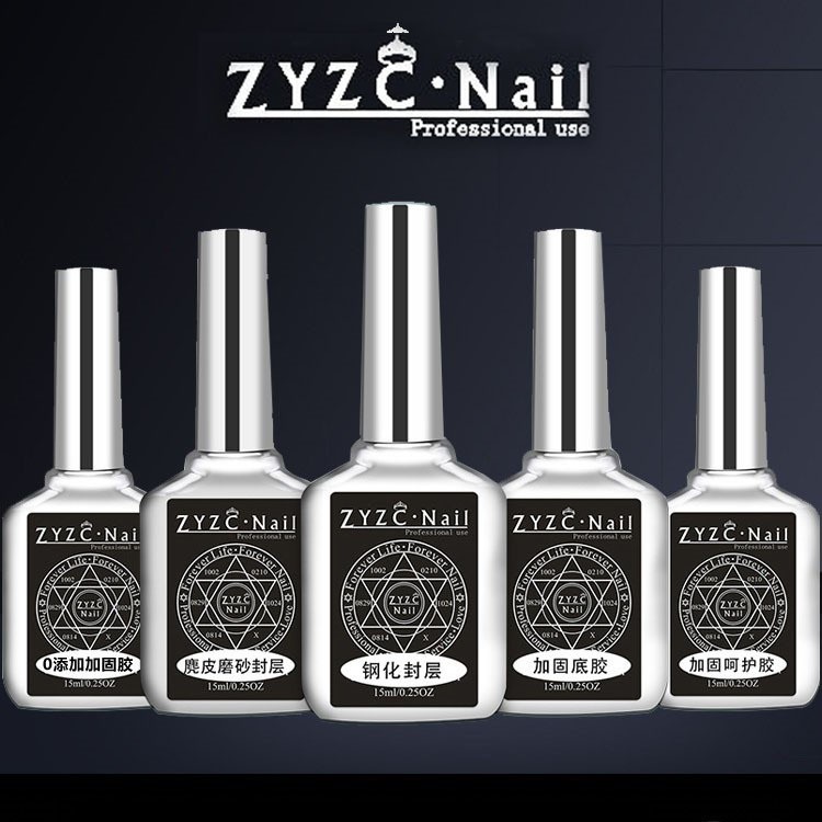 Jual Zyzc Base Coat Top Coat Overlay Matte Velvet Uv Nail Polish