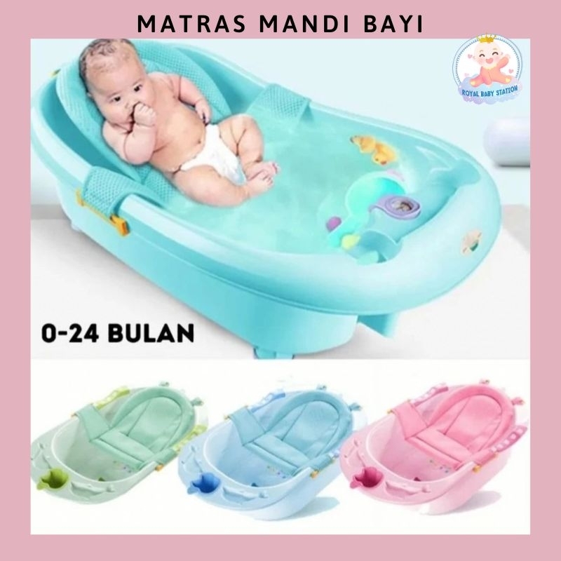 Jual Matras Alas Mandi Bayi Model Jaring 0 24 Bulan Shopee Indonesia