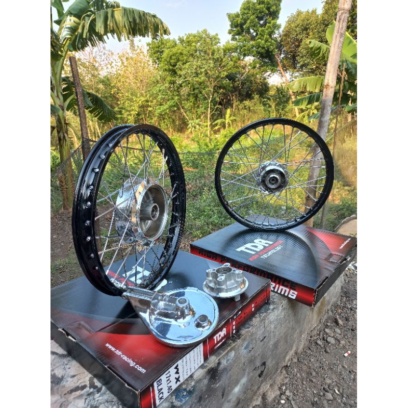 Jual Roda Velg Set Depan Belakang Merk Tdr Fullset Tromol Rx King Pnp