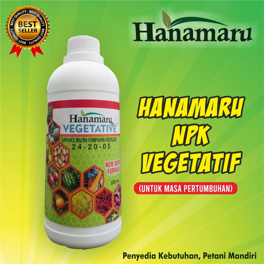 Jual PUPUK CAIR HANAMARU VEGETATIF UNTUK SEMUA JENIS TANAMAN Shopee