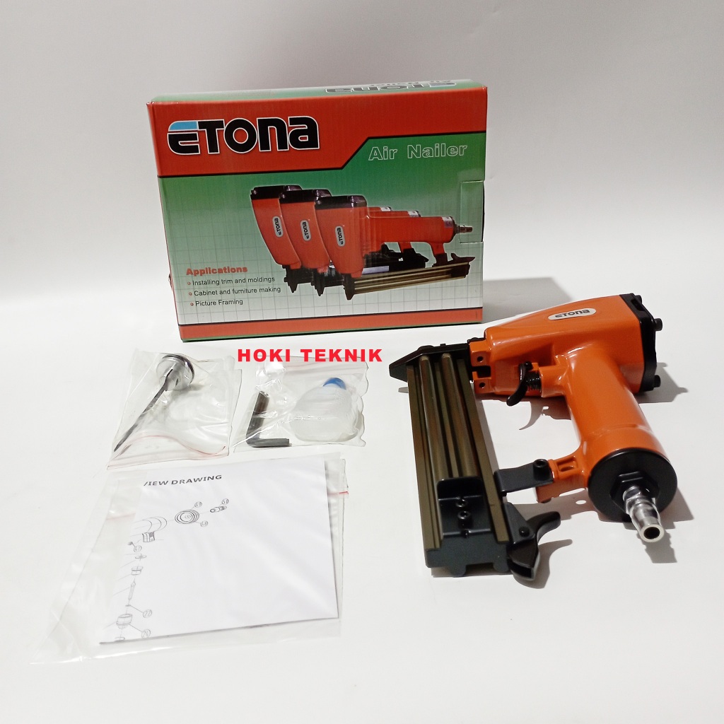 Jual Mesin Paku Tembak F30 Etona Air Nailer Shopee Indonesia