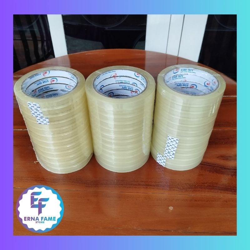 Jual Solasi Clear Bening Mm Lakban Kecil Pcs Shopee Indonesia