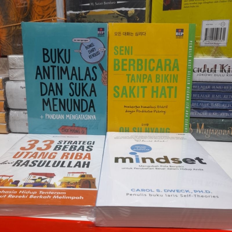 Jual Paket Buku Buku Antimalas Dan Suka Menunda Seni Berbicara Tanpa