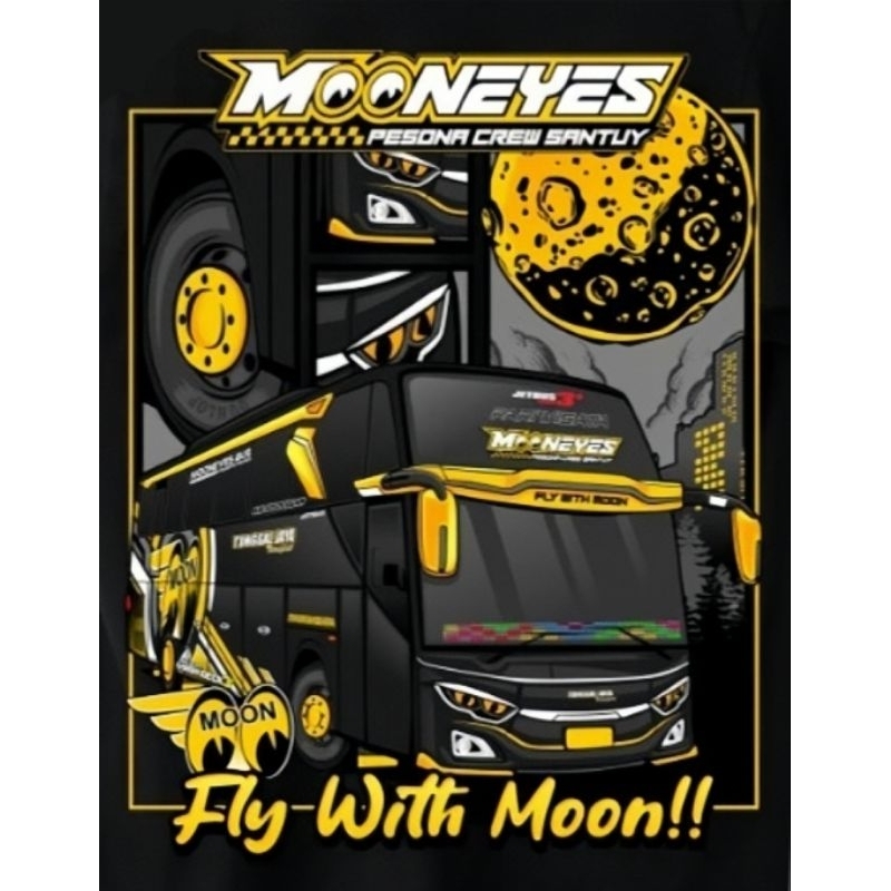 Jual 5 Pcs Sticker Bus Stiker Bis Tunggal Jaya Mooneyes Shopee Indonesia