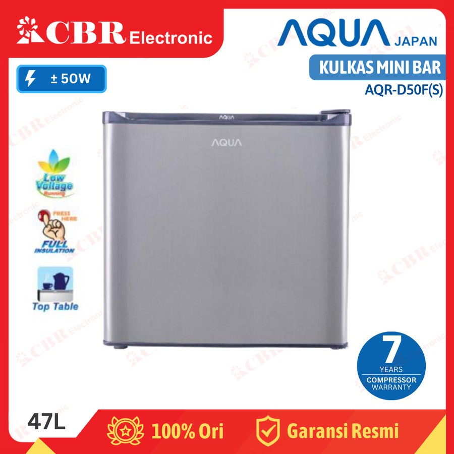 Jual Kulkas Aqua Mini Bar Aqr D F S L Shopee Indonesia