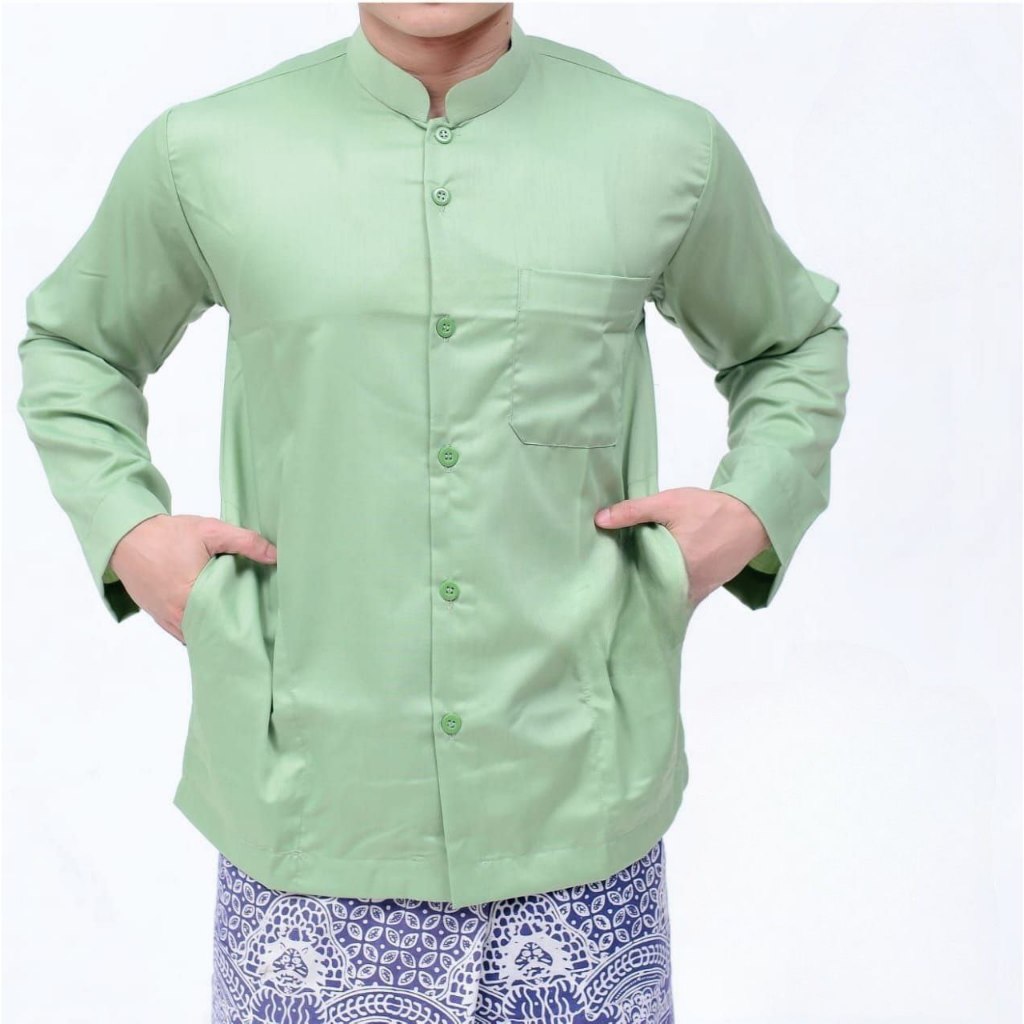 Jual Baju Koko Haibah Saku Samping Koko Safari Maulid Koko Habaib