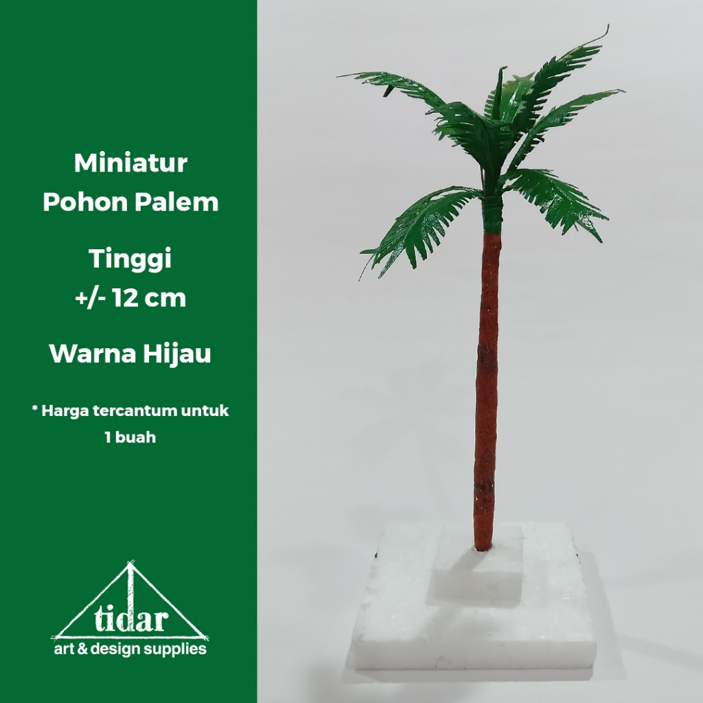 Jual MH Miniatur Pohon Palem Tinggi 12 CM Maket Tanaman Palm