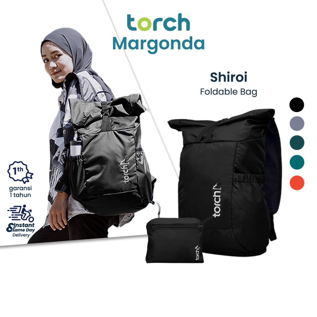 Jual Torch Shiroi Tas Ransel Lipat Punggung Foldable Backpack Sekolah