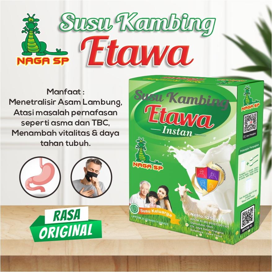 Jual Susu Kambing Etawa Bubuk Naga Sp 250g Murni Mengatasi Masalah Asam