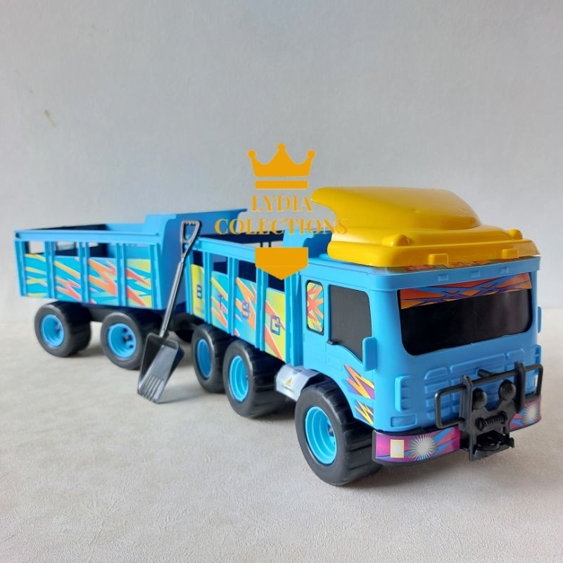 Jual Mainan Dump Truck Truk Gandeng Truk Pasir Jumbo Shopee Indonesia