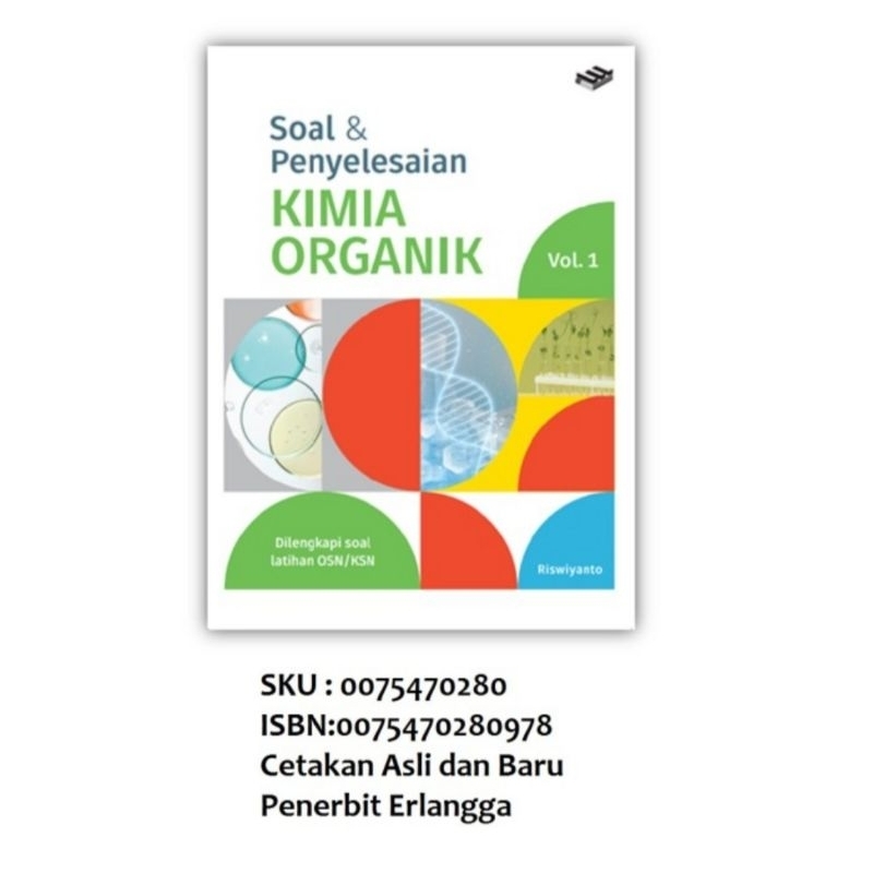 Jual ORI Buku Soal Dan Penyelesaian Kimia Organik Volume 1 Penerbit