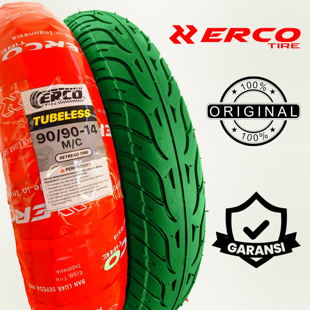 Jual ERCO TIRE Ban Motor Warna Warni Orange Pink Hijau Ring 14 Ring