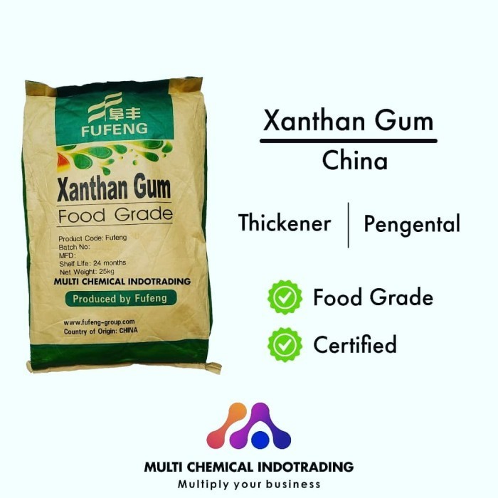 Jual XANTHAN GUM XANTAN GUM PENGENTAL FOOD GRADE 25 KG Shopee