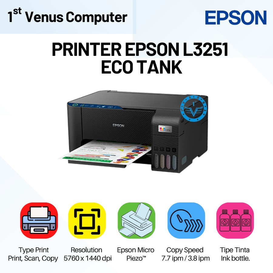 Jual Epson L Printer Epson L Eco Tank Wifi Pri Eps Shopee