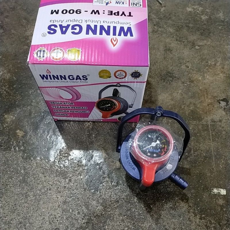 Jual Regulator Kepala Gas Winngas Meter Pengaman Ganda W M Sni