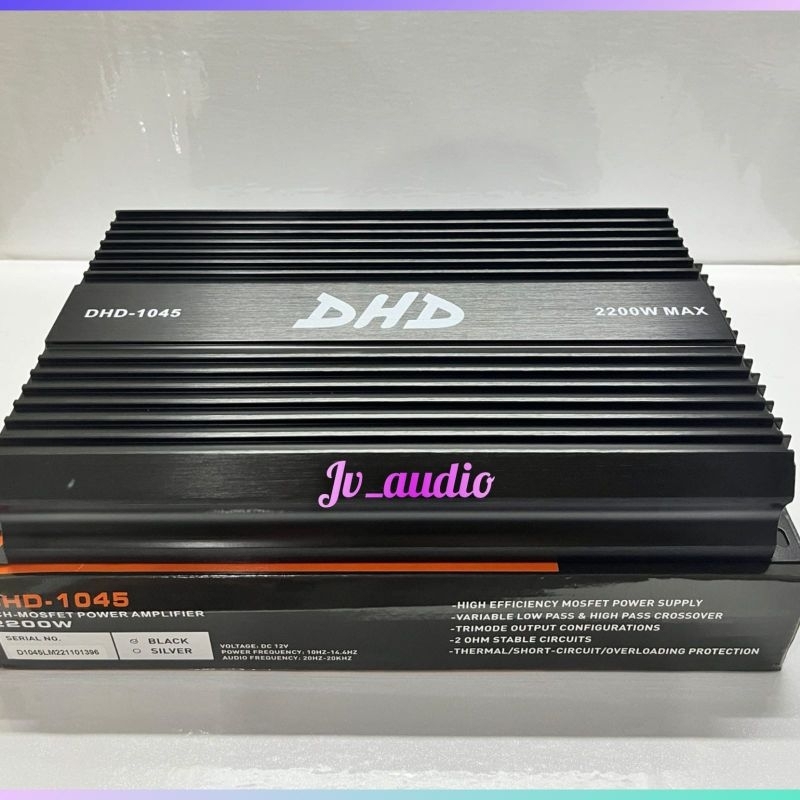 Jual DHD 1045 2200 Power Amplifier 4 Channel Audio Mobil Shopee Indonesia