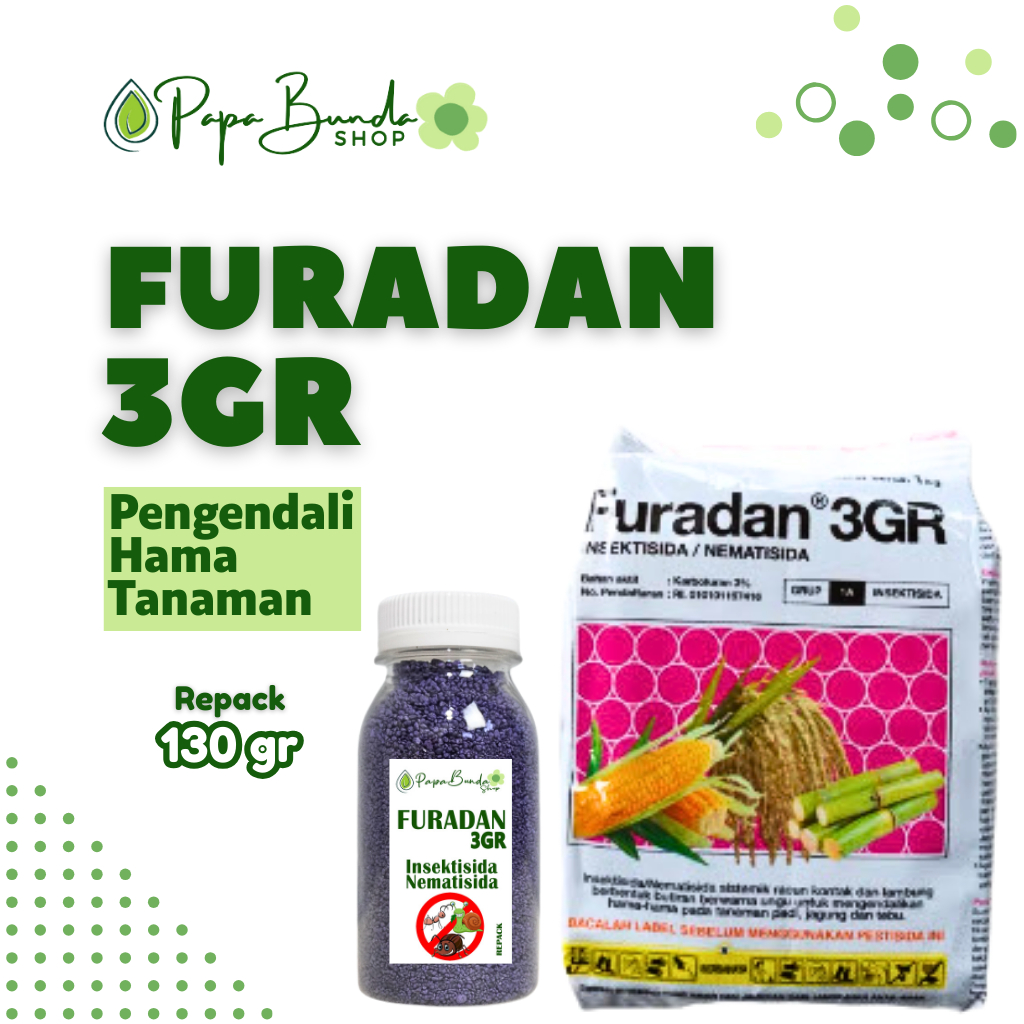 Jual FURADAN 3GR INSEKTISIDA NEMATISIDA PENGENDALI HAMA TANAMAN