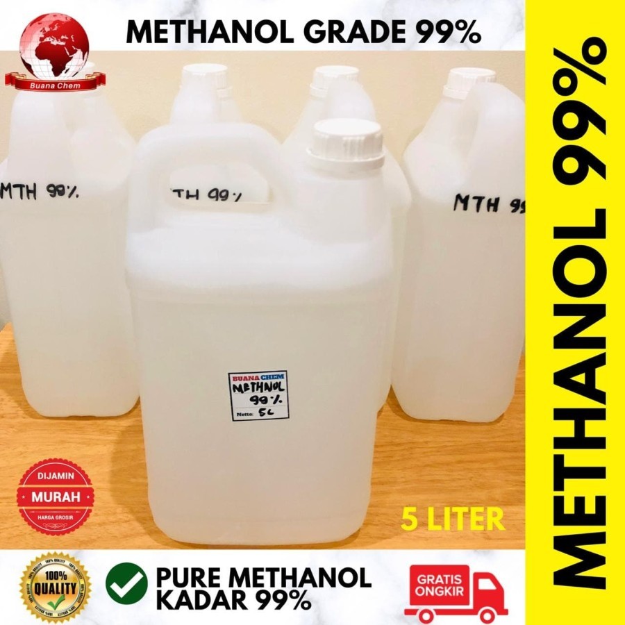 Jual Metanol 5 LTR Methanol 99 9 Pelarut Parfum 1 Liter Shopee Indonesia