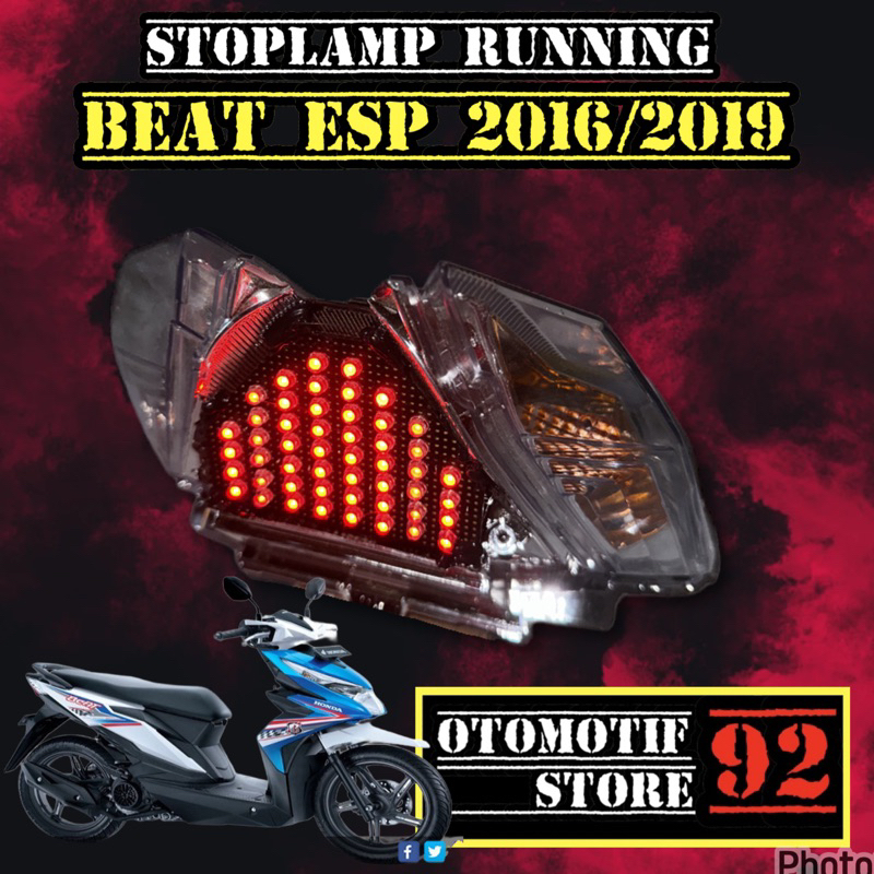 Jual Stoplamp Running Beat Esp Street Mode Shopee Indonesia