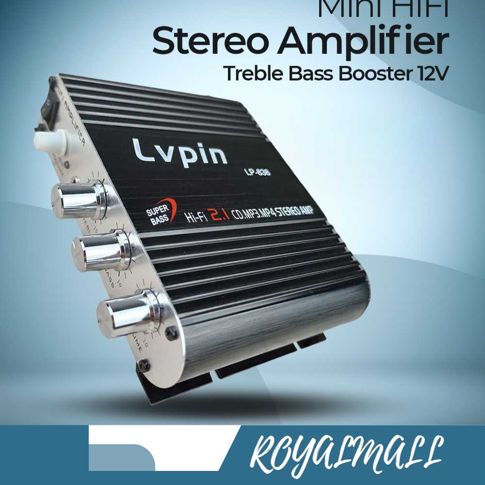 Jual Stereo Amplifier Treble Bass Booster V Amplifier Ampli Amplier