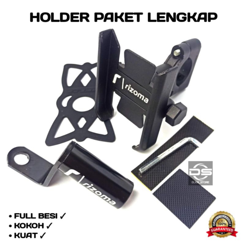 Jual Holder HP Motor Paket Lengkap Plus Breket Dudukan Spion Motor Nmax