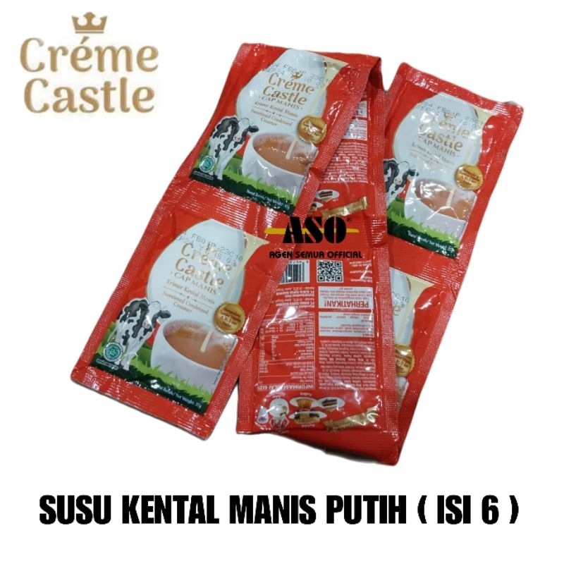 Jual Creme Castle Susu Kental Manis Gr Putih Krimer Kental Manis