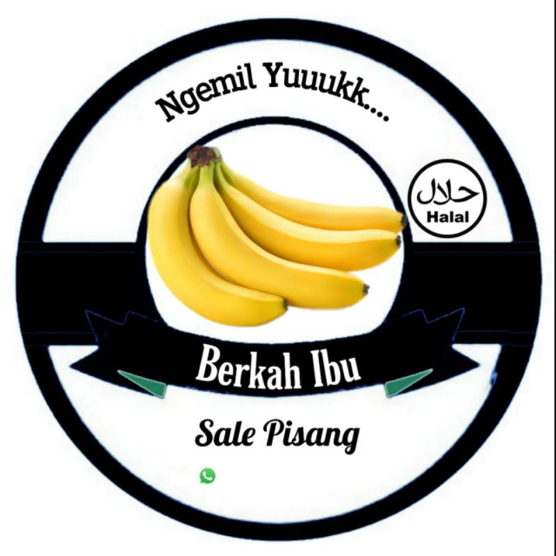 Jual STIKER PRODUK CEMILAN SALE PISANG KERIPIK PISANG Minimal