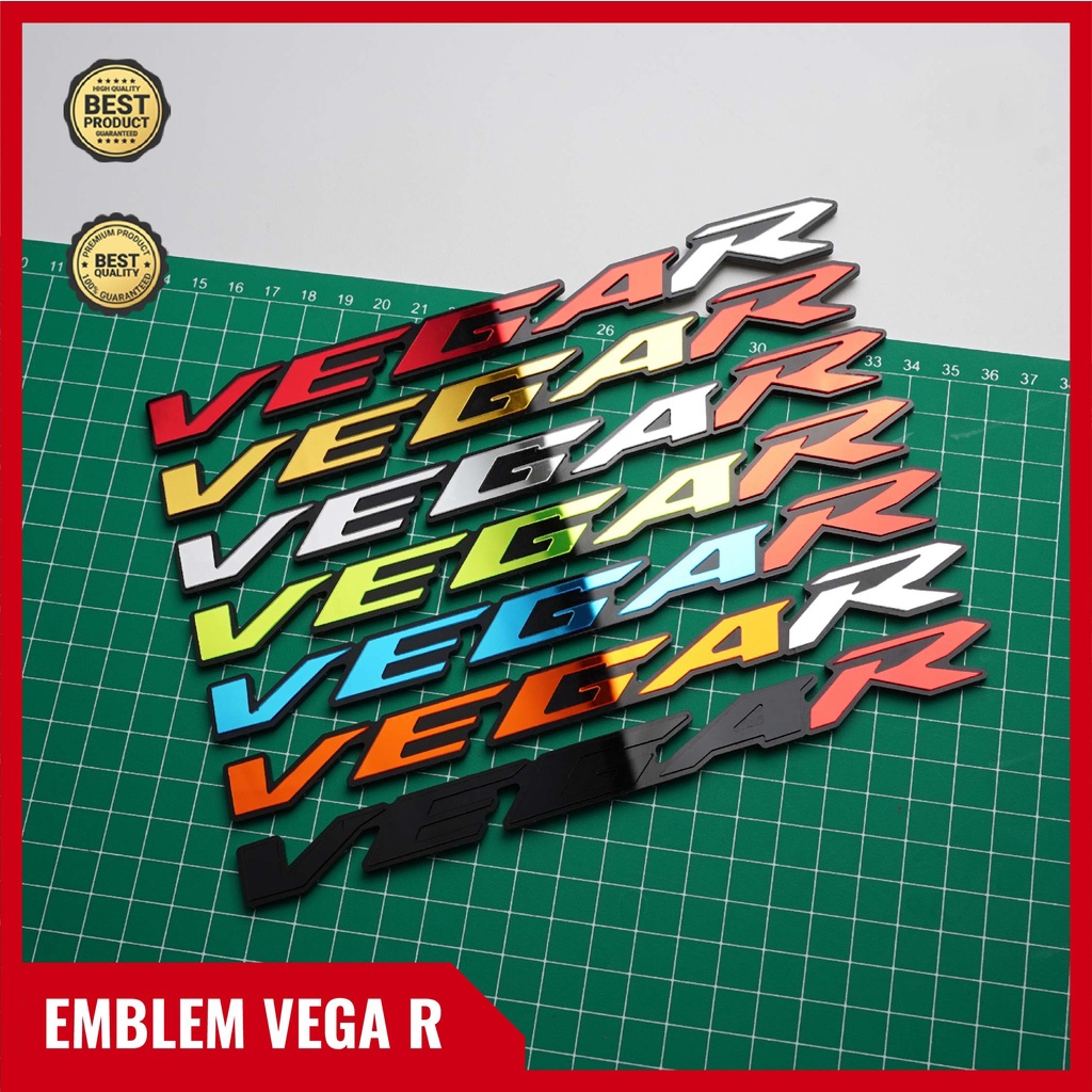 Jual Emblem Vega R Logo Motor Vega R Timbul Pcs Shopee Indonesia