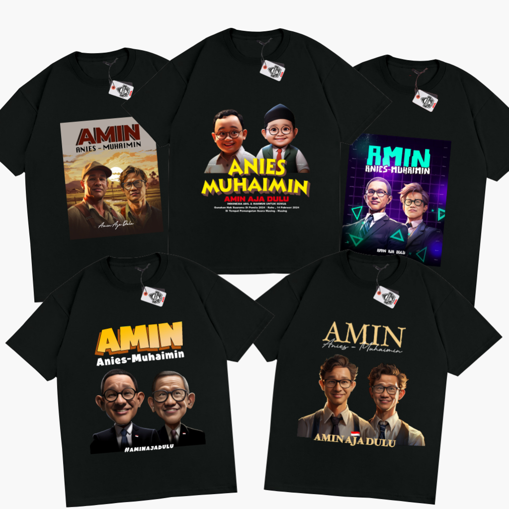 Jual KRMK Kaos T Shirt RELAWAN SAHABAT ANIES BASWEDAN Seri CAPRES RI