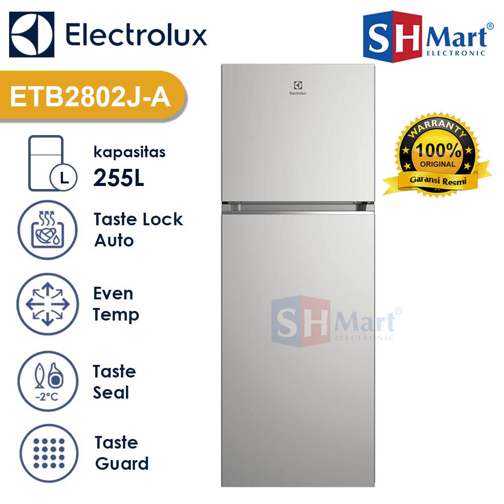 Jual Kulkas Pintu Electrolux Kapasitas Liter Etb J A