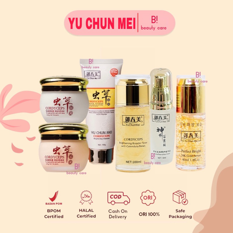 Jual Ready Siap Kirim Yu Chun Mei Cordyceps Whitening Kit Bpom