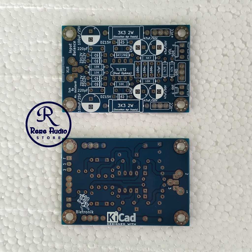 Jual PCB Input Balance Mono Double Layer FR4 Fiber Shopee Indonesia