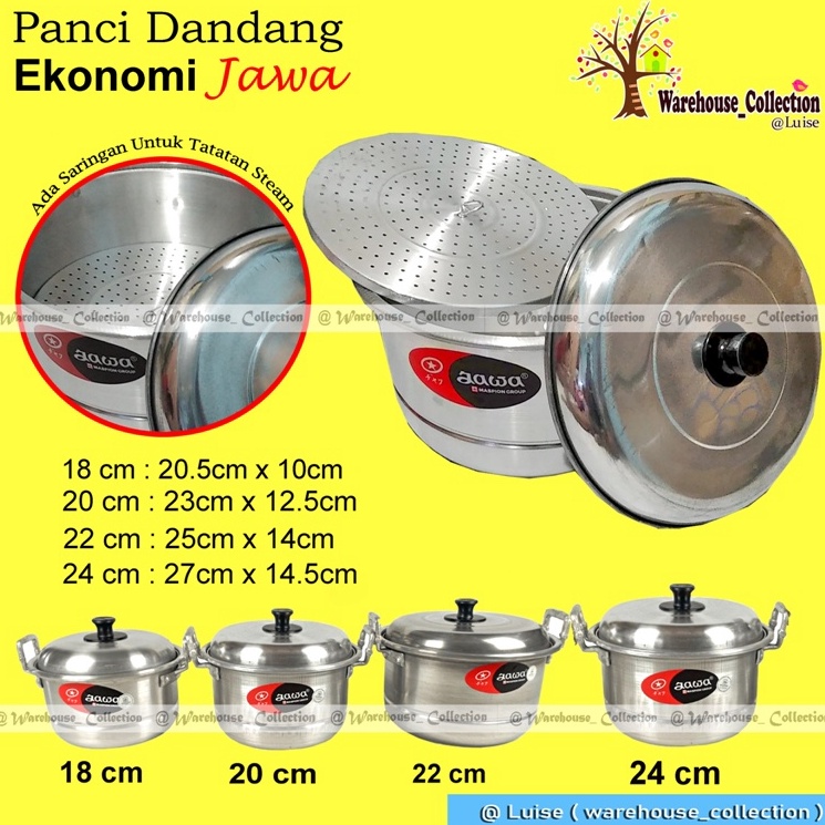 Jual Produk Premium Panci Dandang Jawa Maspion Cm Cm Cm Cm