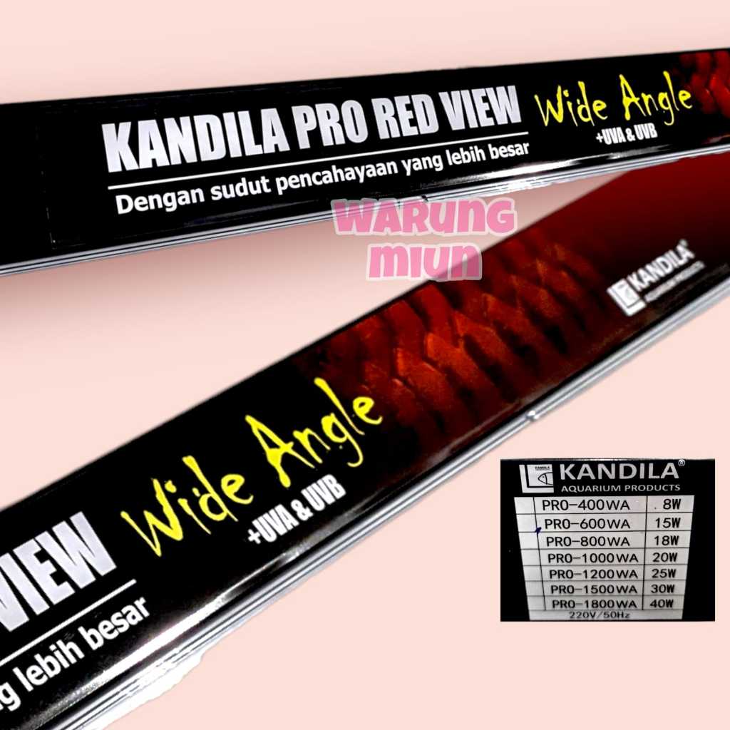 Jual LAMPU KANDILA PRO RED VIEW WIDE ANGLE PRO 600WA Packing PVC