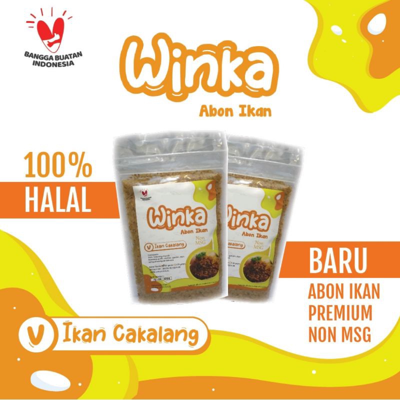 Jual Winka Abon Ikan Cakalang Asli Varian Original Fresh Tanpa