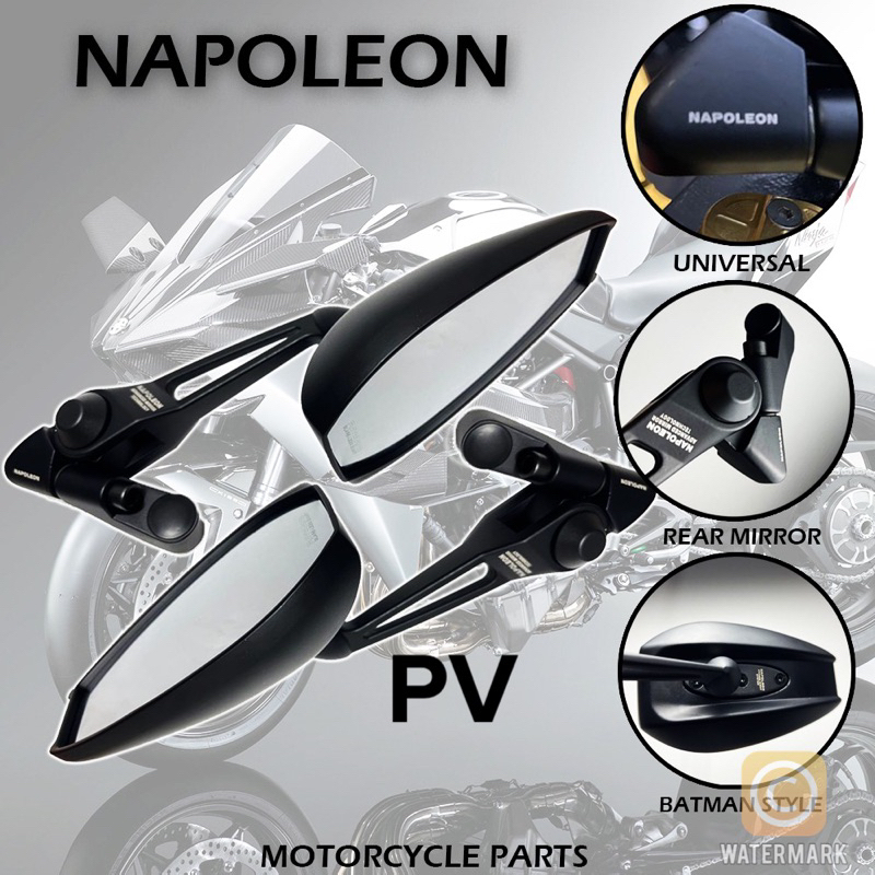 Jual Spion Napoleon Batman Style Rear Mirror Full Cnc Universal Motor