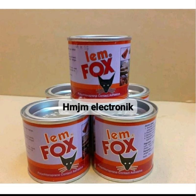 Jual Lem Fox Kaleng 70cc Lem Serbaguna Lem Fox Kuning Kaleng 70 Gr Fox