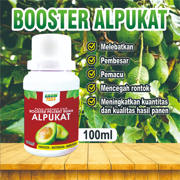 Jual Pupuk Booster Alpukat Ml I Pupuk Organik Pelebat Buah Alpukat