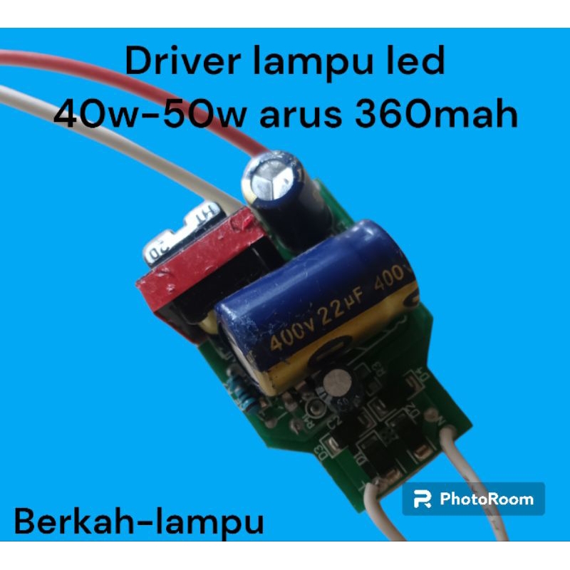 Jual DRIVER MESIN LAMPU LED 40W 50W 360MAH Shopee Indonesia